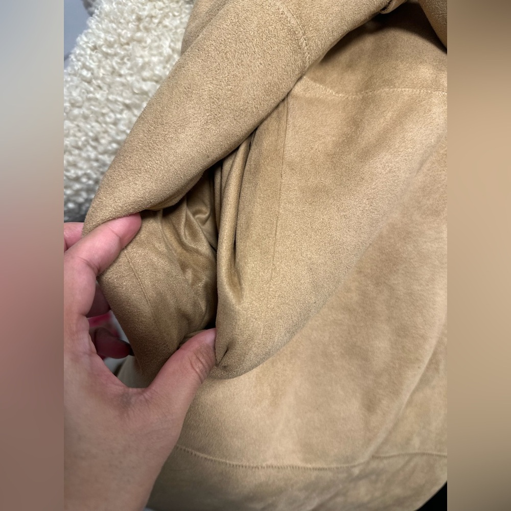 H&M Cream Shearling Jacket - Picture 4 of 6